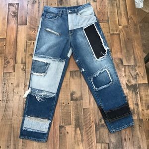 Patched Carmar jeans